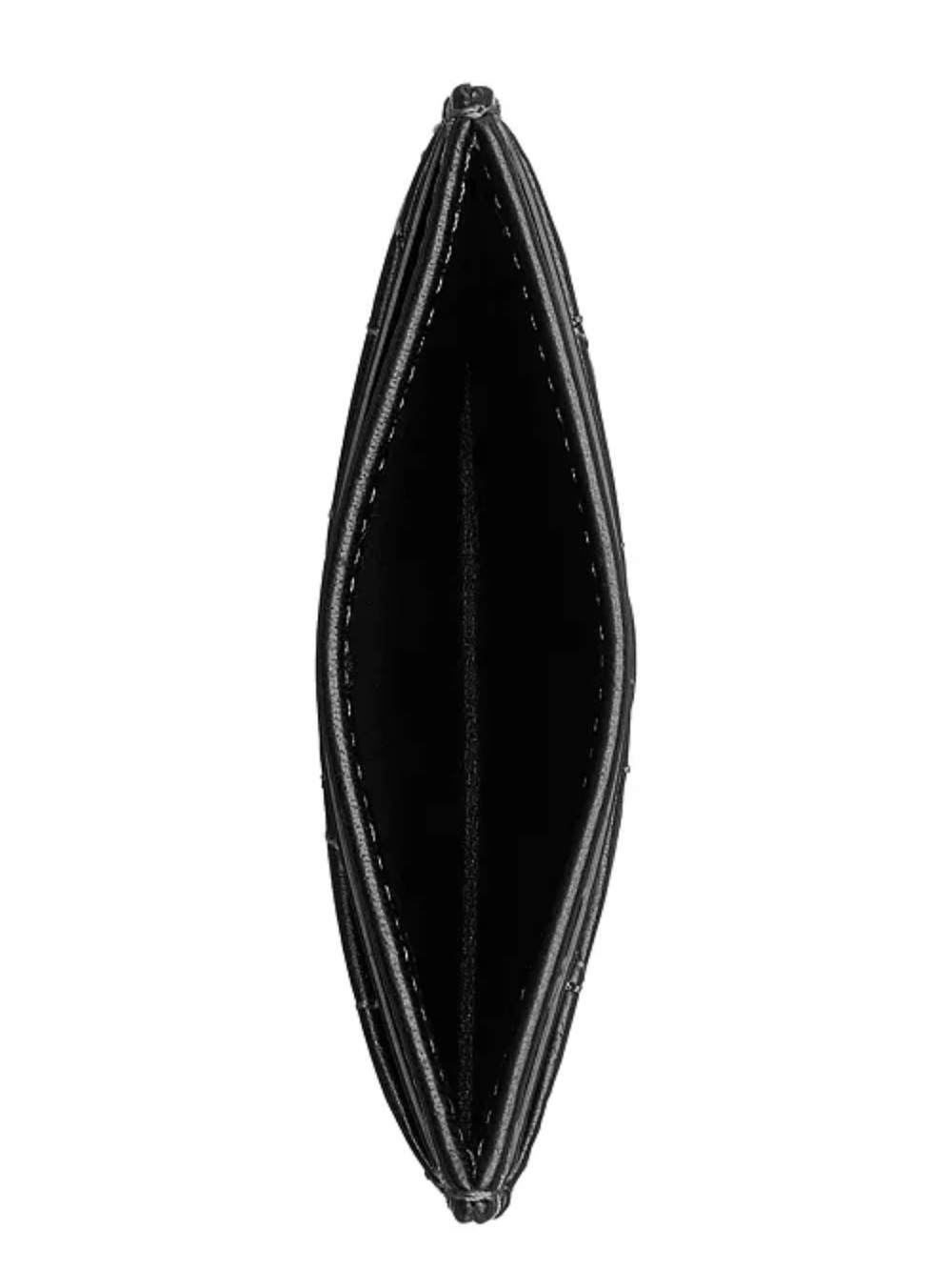 Coach Essential Card Leather Case With Pillow Quilting in Black - Picture 3 of 3